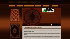 What Sbcexports.com website looked like in 2021 (3 years ago)