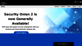 What Securityonion.net website looked like in 2021 (3 years ago)