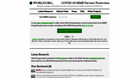 What Sof.world.org website looked like in 2021 (3 years ago)