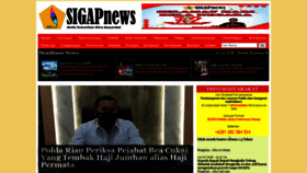 What Sigapnews.co.id website looked like in 2021 (3 years ago)