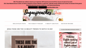 What Sugarpeachesloves.net website looked like in 2021 (3 years ago)