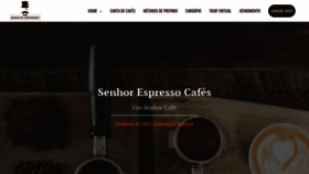 What Senhorespresso.com.br website looked like in 2021 (3 years ago)