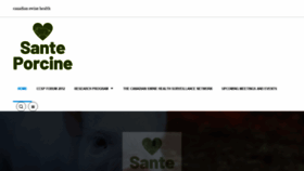 What Santeporcine.ca website looked like in 2021 (3 years ago)