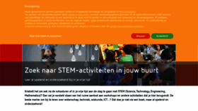What Stem-academie.be website looked like in 2021 (3 years ago)