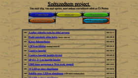 What Szetszedtem.hu website looked like in 2021 (3 years ago)