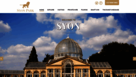 What Syonpark.co.uk website looked like in 2021 (3 years ago)