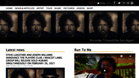 What Stevelukather.net website looked like in 2021 (3 years ago)