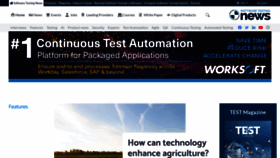 What Softwaretestingnews.co.uk website looked like in 2021 (3 years ago)