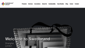 What Swedbrand-group.com website looked like in 2021 (3 years ago)