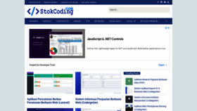What Stokcoding.com website looked like in 2021 (3 years ago)