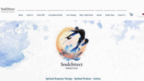 What Soulchitect.com website looked like in 2021 (3 years ago)