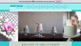 What Shellssweets.com website looked like in 2021 (3 years ago)
