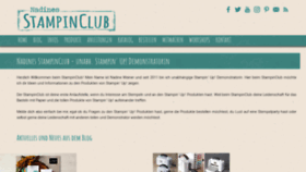 What Stampinclub.de website looked like in 2021 (3 years ago)