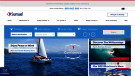 What Sunsail.com.au website looked like in 2021 (3 years ago)