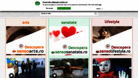What Sensotv.ro website looked like in 2021 (3 years ago)