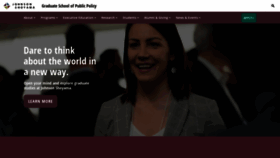 What Schoolofpublicpolicy.sk.ca website looked like in 2021 (3 years ago)