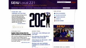 What Seiu221.org website looked like in 2021 (3 years ago)