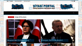 What Siyasiportal.com website looked like in 2021 (3 years ago)