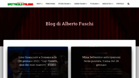 What Spettacoloitaliano.it website looked like in 2021 (3 years ago)
