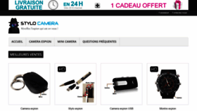 What Stylo-camera.fr website looked like in 2021 (3 years ago)