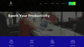 What Sparkplug.work website looked like in 2021 (3 years ago)
