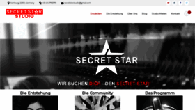 What Secret-star.studio website looked like in 2021 (3 years ago)