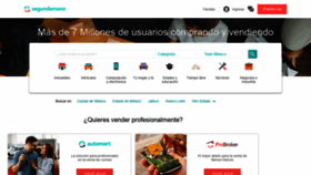 What Segundamano.com.mx website looked like in 2021 (3 years ago)
