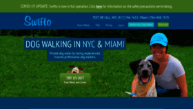 What Swifto.com website looked like in 2021 (3 years ago)