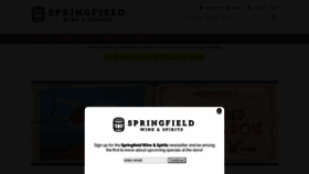What Springfieldwine.com website looked like in 2021 (3 years ago)
