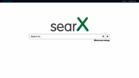 What Searx.be website looked like in 2021 (3 years ago)