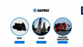 What Sajmax.com website looked like in 2021 (3 years ago)