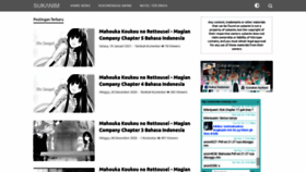 What Sukanim.my.id website looked like in 2021 (3 years ago)