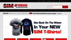 What Simyamaha.com website looked like in 2021 (3 years ago)
