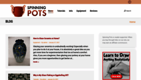 What Spinningpots.com website looked like in 2021 (3 years ago)