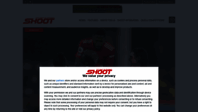 What Shoot.co.uk website looked like in 2021 (4 years ago)