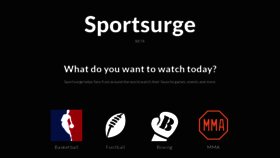 What Sportsurge.club website looked like in 2021 (3 years ago)