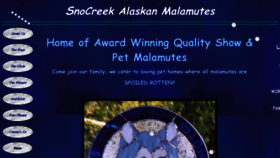What Snocreek.com website looked like in 2021 (4 years ago)
