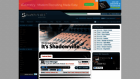 What Shadowville.com website looked like in 2021 (3 years ago)