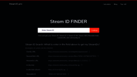 What Steamid.pro website looked like in 2021 (3 years ago)
