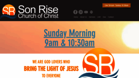 What Sonrisechurchofchrist.com website looked like in 2021 (3 years ago)