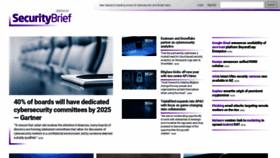 What Securitybrief.co.nz website looked like in 2021 (3 years ago)