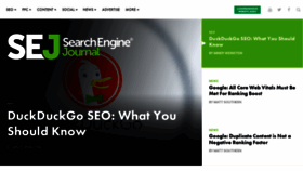 What Searchenginejournal.com website looked like in 2021 (3 years ago)