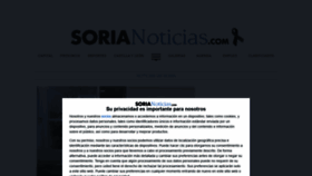 What Sorianoticias.com website looked like in 2021 (3 years ago)
