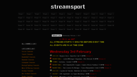What Streamsport.eu website looked like in 2021 (3 years ago)