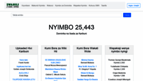 What Swahilimusicnotes.com website looked like in 2021 (5 years ago)