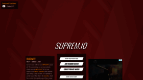 What Suprem.io website looked like in 2021 (3 years ago)