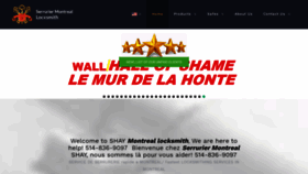 What Serruriermontreal.com website looked like in 2021 (3 years ago)