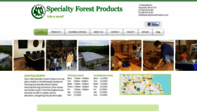 What Specialtyforestproducts.com website looked like in 2021 (3 years ago)
