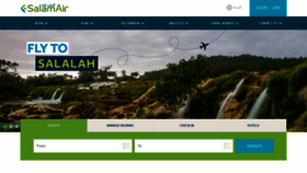 What Salamair.com website looked like in 2021 (3 years ago)