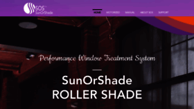 What Sunorshade.com website looked like in 2021 (3 years ago)